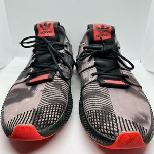 Adidas Prophere Bleached Black Solar Red sneaker shoe size 10 STOCK X $347